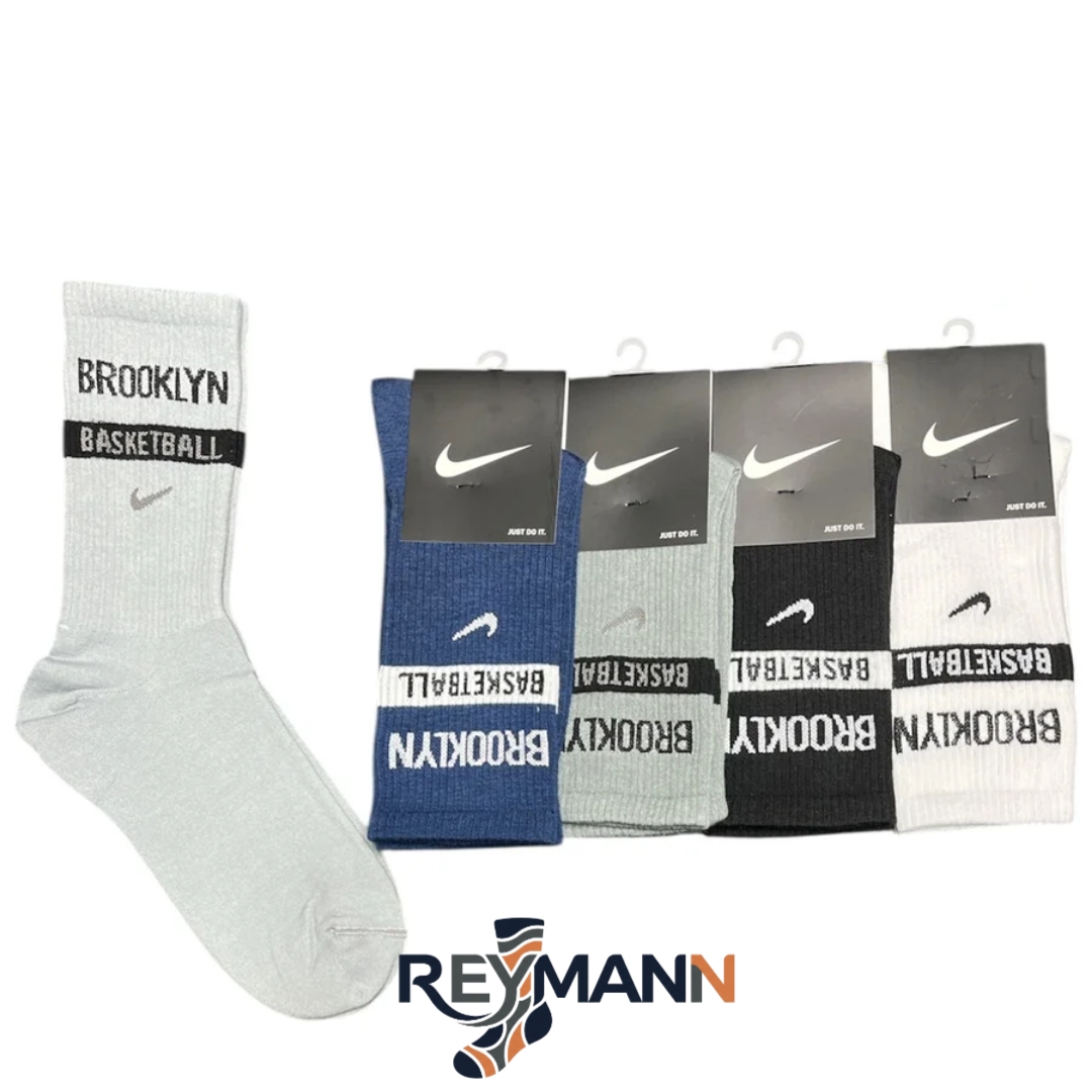 جوراب ساقدار اسپرت کش انگلیسی (5جفتی) فری سایز ۳۶ تا ۴۳ طرح BROOKLYN